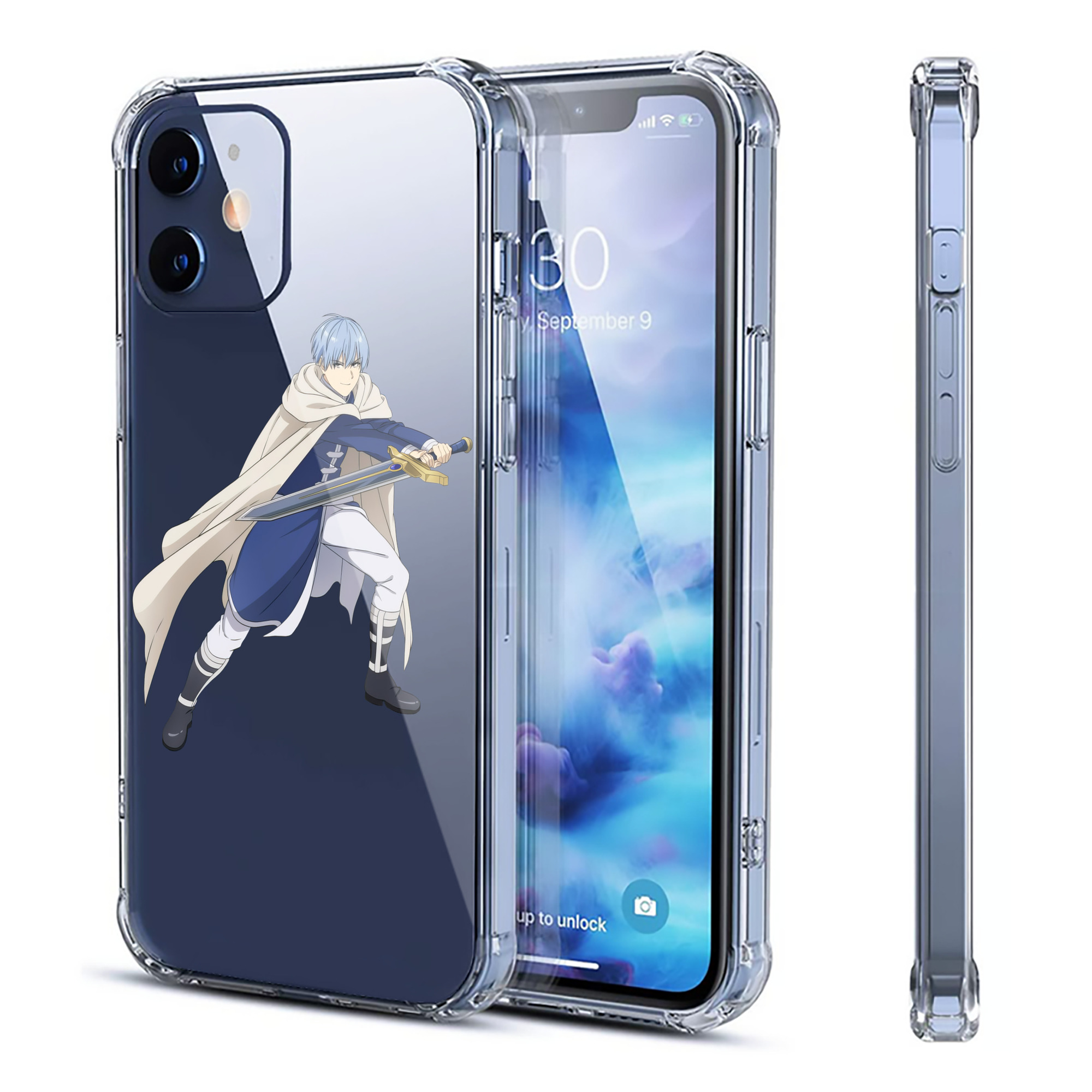 （画像用） 葬送のフリーレン Frieren 【iPhone 12シリーズ対応】透明スマホケース（クリアソフトケース）